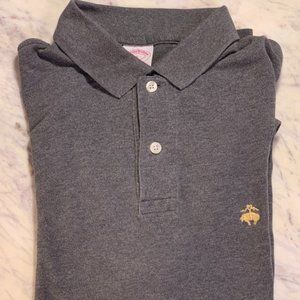 Brooks Brothers 346 Charcoal Gray Polo